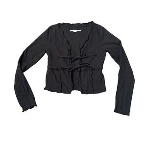 Kimchi Blue black sweater top nwot